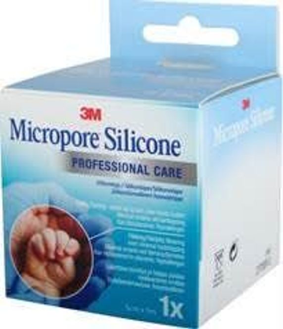Hovedbilde Micropore Silicon tape 2,5cm ...