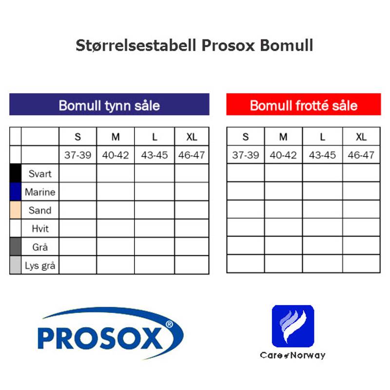 Prosox, bomullsokker som ikke strammer