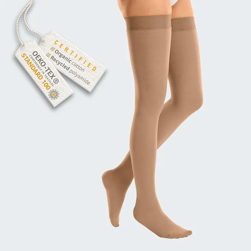 Mediven cotton lårstrømpe